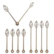 5 Set Wooden DIY Clock Hands Replacement Kit DIY for 14" Flameless Draw Clock