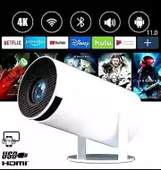 BLACK 5G Ultra HD High Dynamic Range Smart 4k Projector IOS,Android Home Theater