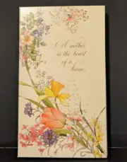 Vintage Hallmark Keepsake Album A Mother Is The Heart OF A Home NIOB