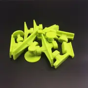 32× Car Body Glue Pulling Tabs Paintless Dent Repair Kits Metal Surface