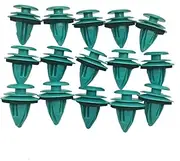 Car Fastener Clips for Toyota, 50Pcs Green Retaining Clip Car Vehicle Retainer Fastener Rivet