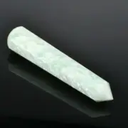 75-90 MM Long Natural Amazonite 8 Facet Massage Wand Crystal Point Aura Gift