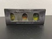 Dragon Egg Shot Glass Set Game of Thrones HBO Licensed Product New in Box