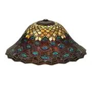 Meyda Lighting 20"W Tiffany Peacock Feather Shade - 10676