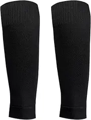 Black Shin Guard Socks, 1 Pair Shin Guard Socks Men Women Soccer Shin Socks Football Calf Sleeves