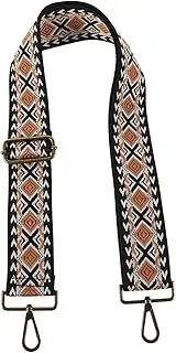 Homoyoyo Boho Belt Crossbody Straps for Handbags Bag Shoulder Chain Thick Purse Strap Bag Accessories Polyester