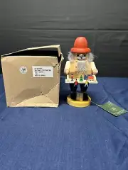 Richard Glasser German Nutcracker Toy maker Erzgebirge Volkunst 8” NIB