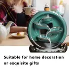 Backflow Incense Burner Waterfall Base Ceramic Holder Aromatherapy