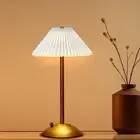 Portable LED Table Lamp with Touch Sensor, 3 Color Touch Control Rechargeable...
