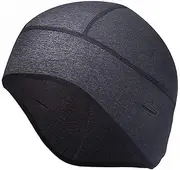 [Generic] Cycling Windproof Man Woman Warmth Riding Late Autumn Winter ycle Cycle Riding Cap Practical Accessories Ear Protect Design with Glasses Hole Black with Hole