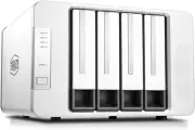 Terramaster D4-300 USB 3.0 Type-C Storage Tool-Free External Hard Drive Enclo...
