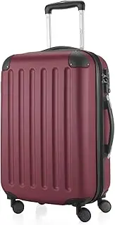 [Hauptstadtkoffer] Wedding - Hand Luggage Carry on Luggage Hardside Hard Shell Suitcase Trolley, Approved for Baggage regulations of Almost Every Airline, TSA, 55 cm, 42 Lite, Brown