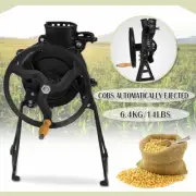 Manual Corn Thresher Sheller Threshing Stripping Machine Stripper Tool Black