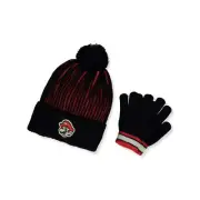 Super Mario Boys' Hat & Gloves, 2-Piece Set Multicolor One size