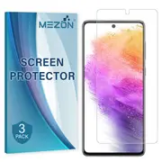 [3 Pack] Samsung Galaxy A73 5G Ultra Clear Screen Protector Film by MEZON – Case Friendly, Shock Absorption (Galaxy A73 5G, Clear) – FREE EXPRESS