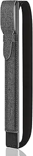 Fintie Pencil Holder Compatible with Remarkable 2, Stylus Pouch PU Leather Pen Sleeve Portable Elastic Pencil Case Cover for Remarkable 2/BOOX/Scribe Stylus Pen, Grey