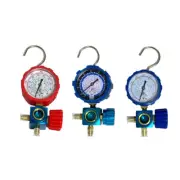 Conditioner Refrigerant Manifold Gauge Valve 1/4"800PSL Pressure Gauge Manometer
