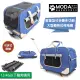 【摩達客寵物系列】氣質型可折疊多功能大型寵物拉桿箱籠(藍色款/四輪/可拆式拉桿拖板)13KG內貓狗適用
