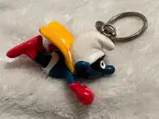 SMURFS: Superhero Smurf Schleich PVC Figure Keychain