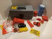 Brady Gate valve Tap lockout Tagout Lock Lot Of 20