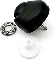 Front Caster Wheel Robot Vacuum Cleaner Spare Parts Accessories, Compatible with Deebot T10 / T20 / X1 Omni /T10 Plus / X1 Turbo(Black)