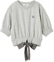 [SNIDEL] SWCT252124 Women's Sus Hem Ribbon Sweat Pullover
