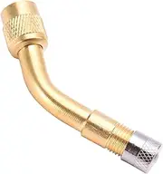 135 Degree Brass Air Tyre Valve Schrader Valve Stem with Ex Ion Adapter for Car Truck Cycle 135 135