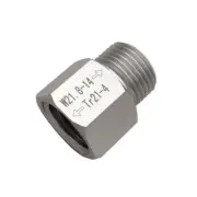 Sturdy Aluminum Adapter TR21x4 Inlet W21 8x1/14 Outlet for CO2 Cylinders