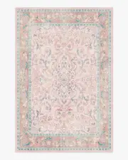 200' x 290' | Machine Washable Runner Rug | Kid & Pet Friendly | Indoor Rug | Fit For A Queen Soft Rose Rug by Bridgerton | Ruggable