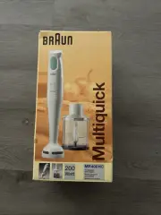 BRAUN MULTIQUICK HAND BLENDER WITH CHOPPER 200 WATT MR400HC