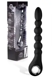 Master Series 11" Vibrating Flexible Silicone Anal Beads