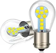 Ruiandsion 2pcs 1156 LED Bulb White BA15S 7506 12V Super Bright 3030 16SMD LED Bulb Replacement for Backup Reverse Turn Signal Tail Lights,Non-polarity