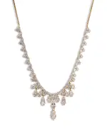 Nadri Luxor Slider Bib Necklace, 15-18