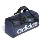 【ADIDAS 愛迪達】包包 ESSENTIALS DUFFLE MEDIUM 男女款 藍 健身包 行李袋 雙拉鍊 愛迪達(HR5349)
