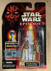 Star Wars 1998 Hasbro Episode I CommTech Figure ODY MANDRELL & OTOGA 222 DROIDS
