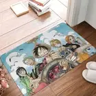 Monkey Nami Sanji Anime Kitchen Carpet Strawhat Flannel Mat Entrance Doormat