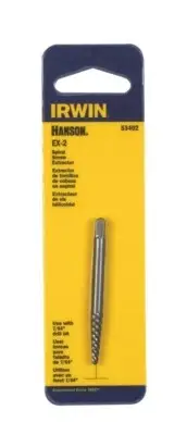 Irwin 53402 Hanson 7/64 in.D Carbon Steel Spiral Screw Extractor 5.4 in (3-PACK)
