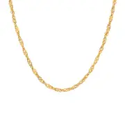 9ct Gold 50cm Hollow Singapore Chain