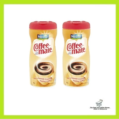2 x Nestle Coffee Mate Hot Drink Tea Creamer Whitener Powder 400g