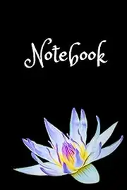 White Lotus Notebook: this beautifully designed notebook that presented gorgeous lotus.