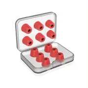 6 Pairs New Bee Memory Foam Ear Caps With Storage Box - Fits 5-7Mm Earphone P...