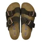 BIRKENSTOCK Mens 7 Womens 9 Suede Leather ARIZONA Slides Sandals 0951311 MOCHA