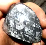 126 GM ETCHED GIBEON IRON METEORITE SLICE MUSEUM GRADE NAMIBIA AFRICA