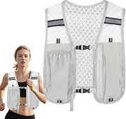 Running Hydration Vest, Lightweight Running Water Backpack, Stable Chest Gear with Bladder and Phone Holder for Women Marathons, Trail, Cycling, Outdoor Adventures