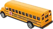 Abaodam Mini School Bus Pull Back Car for Educational Die Cast Model with Realistic Design for Imaginative Play and Hands Learning No Batteries Required