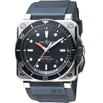 BELL & ROSS DIVER 潛水機械手錶-黑/42MM