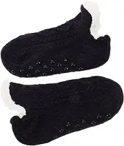 [VALICLUD] 1 Pair Floor Socks Womans Slippers Warm Winter Socks for Women Wool Socks for Women Winter Women Wool Socks Women's Wool Socks Warm Slippers Warm Socks for Women Polyester Black