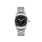 NEW HAMILTON KHAKI FIELD 38MM STEEL BRACELT AUTO INTERSTELLAR MURPH H70405130