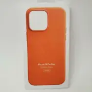 Apple iPhone 13 Pro Max MPPR3ZM/A MagSafe Leather Case (Orange) | Grade A