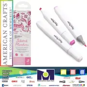 AC Sketch Markers Collection Dual Tip Chisel Fine Point 3Pk CottonCandy 34007534